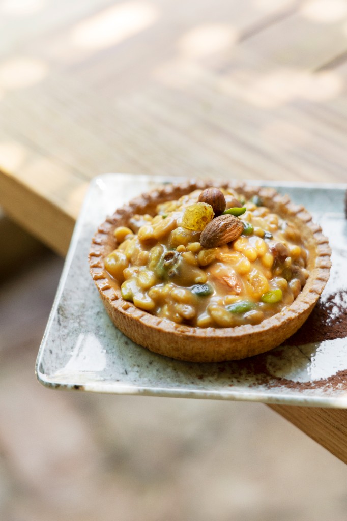 Tarte aux noix et fruits secs