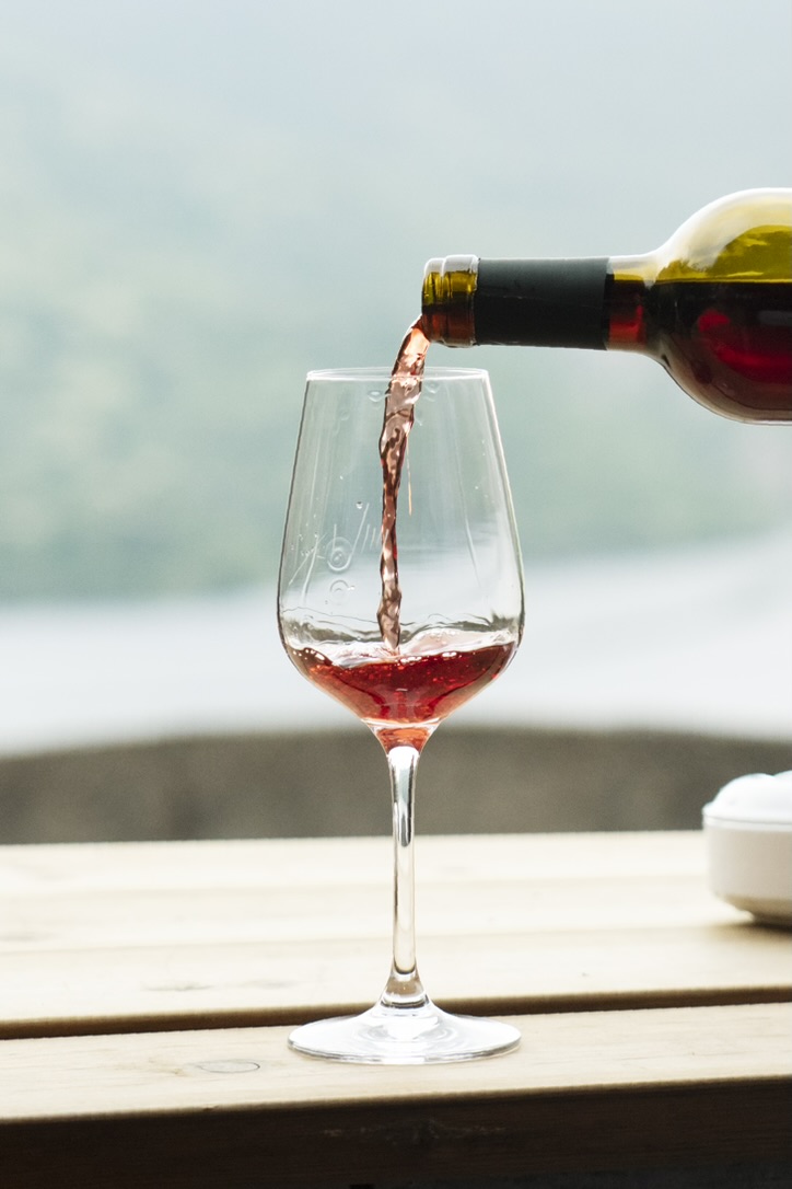 Vin corse servi à la Table du Maréchal